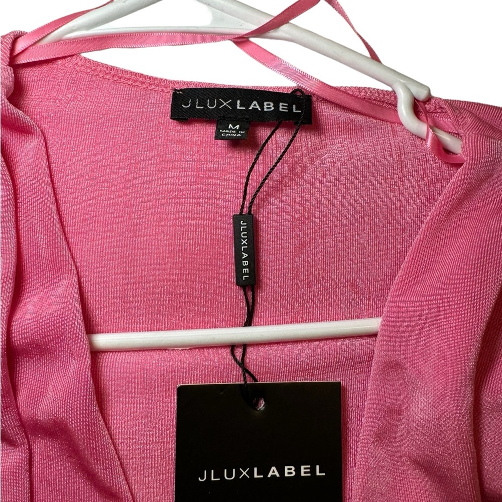 Pink top from JLUXLABEL. NWT